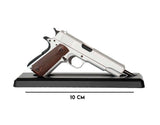 Miniature Gun Model - 1911 Silver (GoatGuns)
