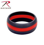 Ring - Thin Red Line Silicone