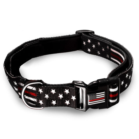 Dog Collar - Thin Red Line Stars & Stripes