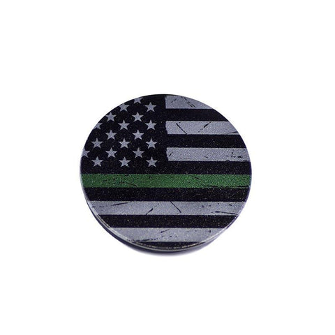 Phone Holder - Subdued Thin Green Line Flag