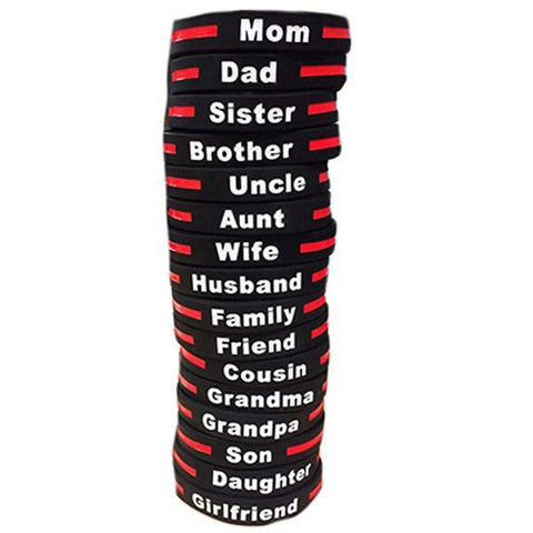 Bracelet - Thin Red Line Family
