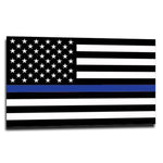 Sticker - Thin Blue Line Flag